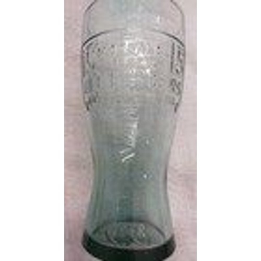 Vintage McDonalds 15 Cent Famous Hamburgers Glass Tumbler Golden Arches Bottom